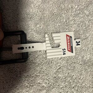 Dickies Black and Brown Leather Belt, 34